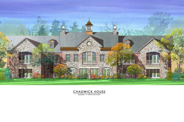 3 School Chadwick House Watercolor