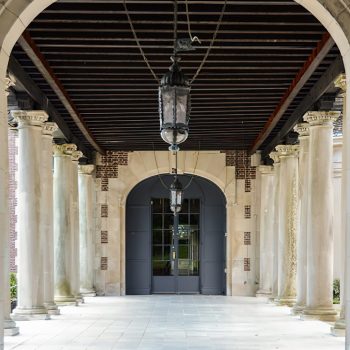 Image 3 - Balustrade to Door w Lanterns - Cropped