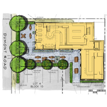 Far Hills Firehouse Aerial View Plan