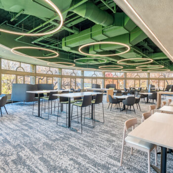 Photo of the campus cafeteria