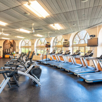 Photo of the campus fitness center