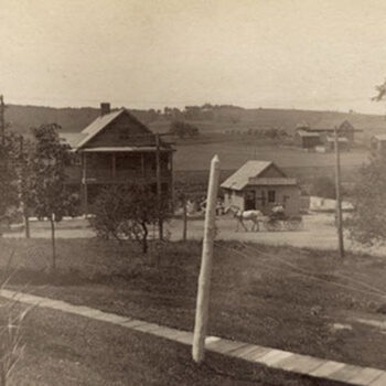 Vintage photo of the Pfizer property.